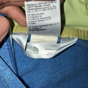 North Face Hoodie blue/green size medium